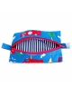 Trousse scolaire plate enfant – Trousse à stylos bleu motifs camion de pompier