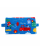 Trousse scolaire plate enfant – Trousse à stylos bleu motifs camion de pompier