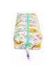 Trousse de toilette florale multicolore zippée | Pochette de rangement élégante