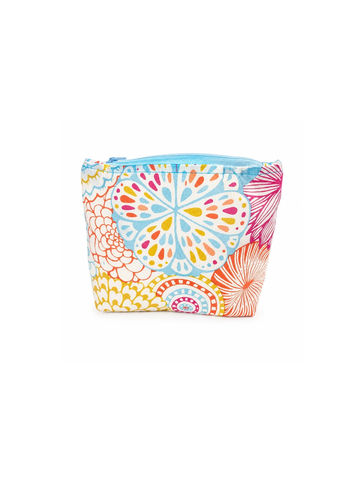 Trousse de toilette plate pour maquillage motifs mandala – trousse plate aux tendances estivales