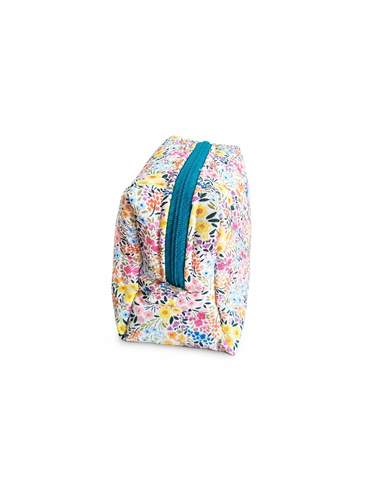 Trousse de toilette zippée et matelassée au joli imprimé champêtre