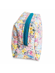 Trousse de toilette zippée et matelassée au joli imprimé champêtre