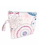 Petite pochette de maquillage bohème fleurie – Élégante et pratique