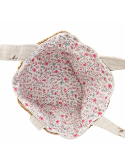 Petit sac artisanal motif faon | Sac fait main original