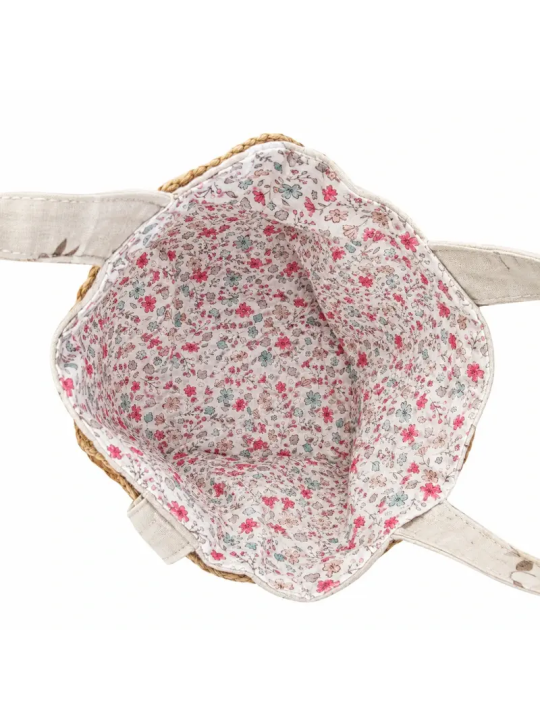 Petit sac artisanal motif faon | Sac fait main original