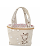 Petit sac artisanal motif faon | Sac fait main original