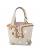 Petit sac artisanal motif faon | Sac fait main original
