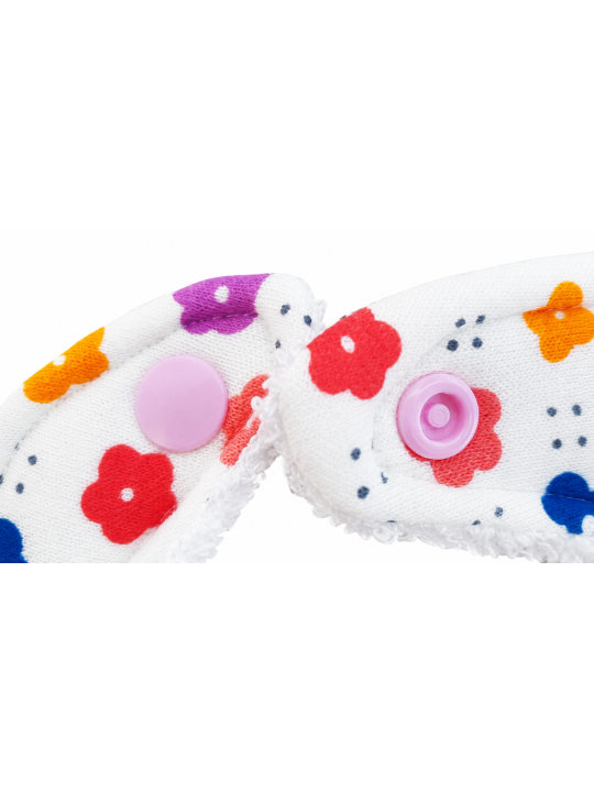 Bavoir Bébé Imperméable – Motif Pois Multicolores
