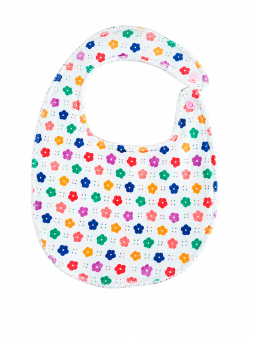 Bavoir Bébé Imperméable – Motif Pois Multicolores