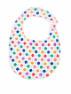 Bavoir Bébé Imperméable – Motif Pois Multicolores