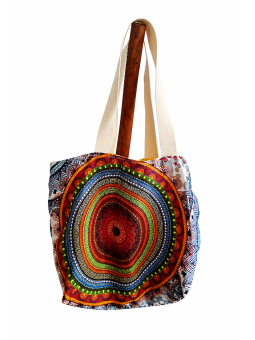Sac Cabas Bohème Mandala Multicolore