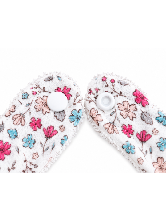 Bavoir Fleur bébé | imprimé fleuri -Doux, Pratique et Élégant