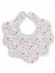 Bavoir Fleur bébé | imprimé fleuri -Doux, Pratique et Élégant