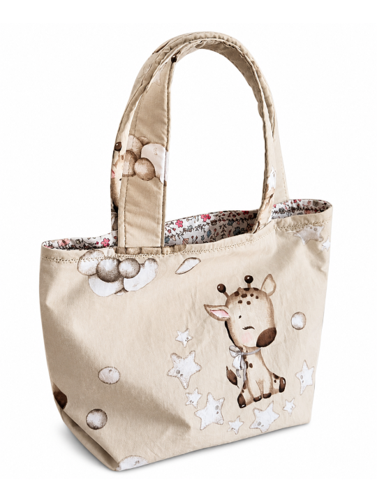 Petit sac artisanal motif faon | Sac fait main original
