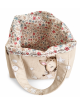 Petit sac artisanal motif faon | Sac fait main original