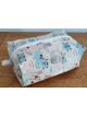 Grande trousse de toilette motifs chats | Pochette de rangement zippée