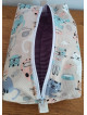Grande trousse de toilette motifs chats | Pochette de rangement zippée