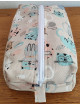 Grande trousse de toilette motifs chats | Pochette de rangement zippée