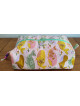 Trousse de toilette florale multicolore zippée | Pochette de rangement élégante